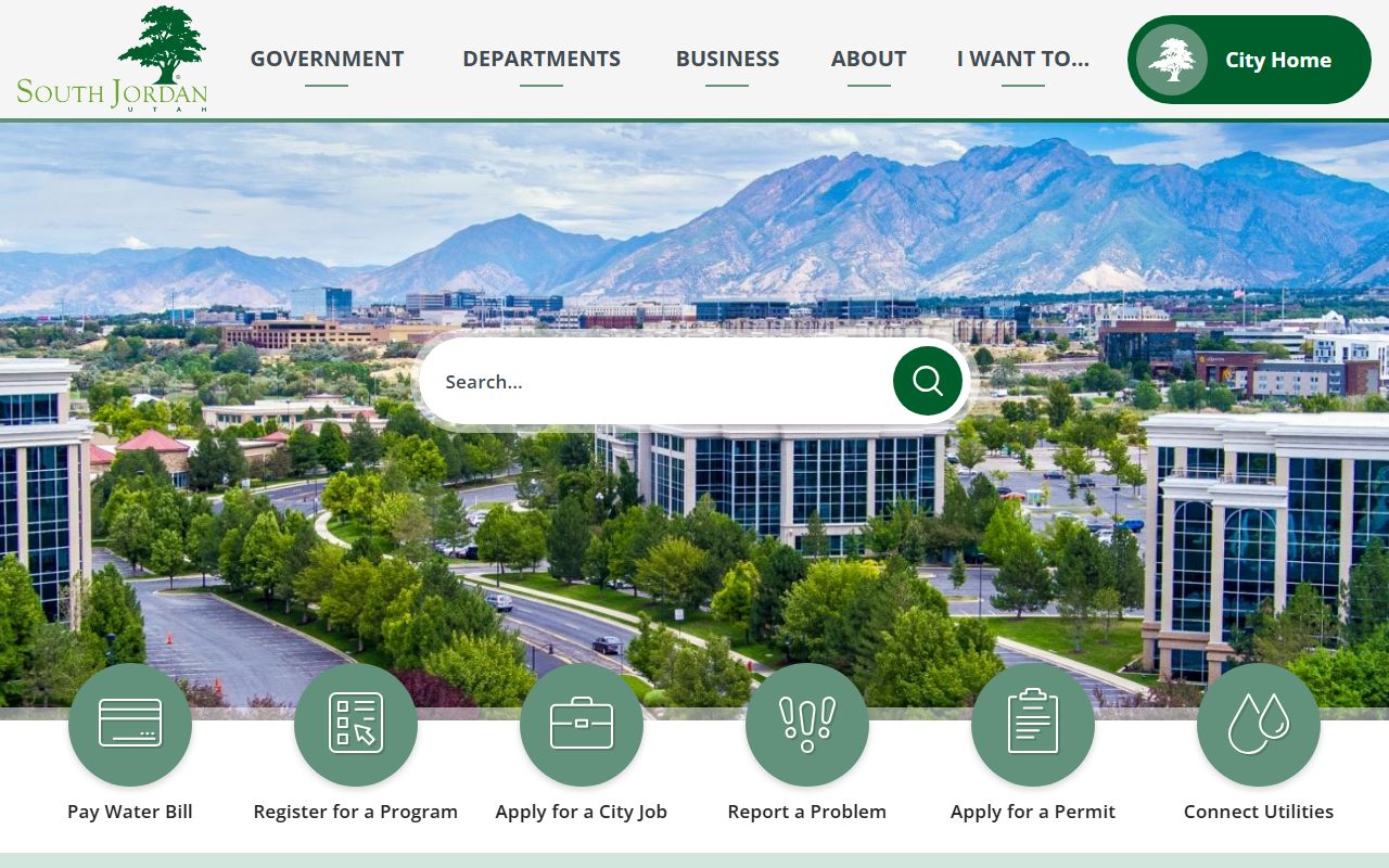 South Jordan City official website South Jordan property tax records
