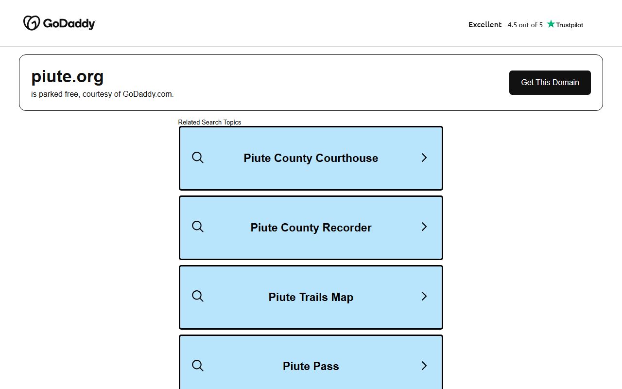 Piute County Recorder office for property tax records