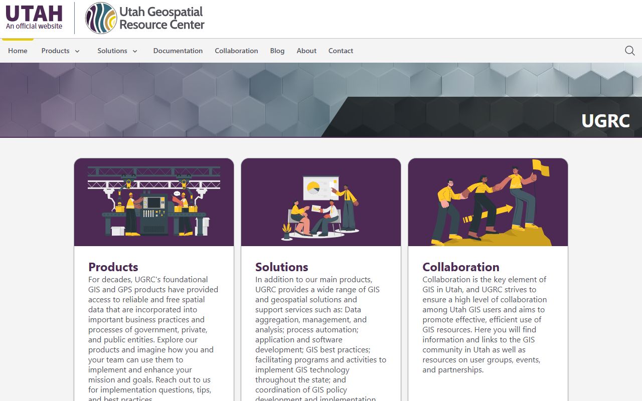 Utah GIS Portal for searching parcel data and property tax records statewide